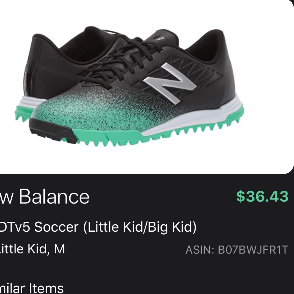 GUC Boys New Balance- Size 1.5